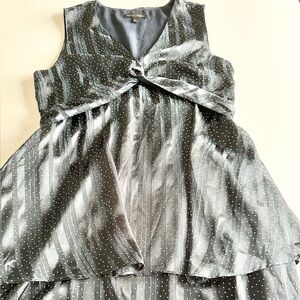 Banana Republic Navy Polkadot Dress
